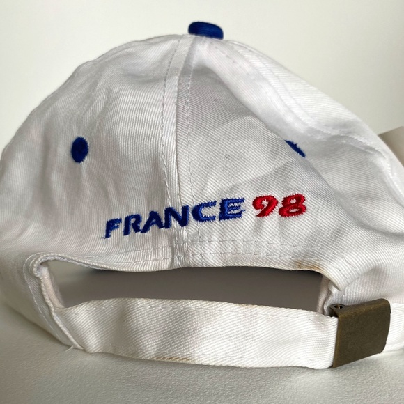 1998 WORLD CUP FRANCE SOCCER STRAPBACK CAP - Picture 4 of 5